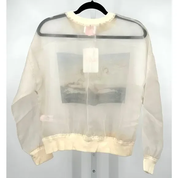 Selkie Ghosted Sweater in Oatmilk Small - Picture 7 of 13